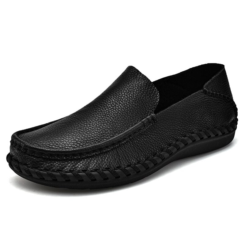 Casual Genuine Leather Shoes-My Soft Slipper