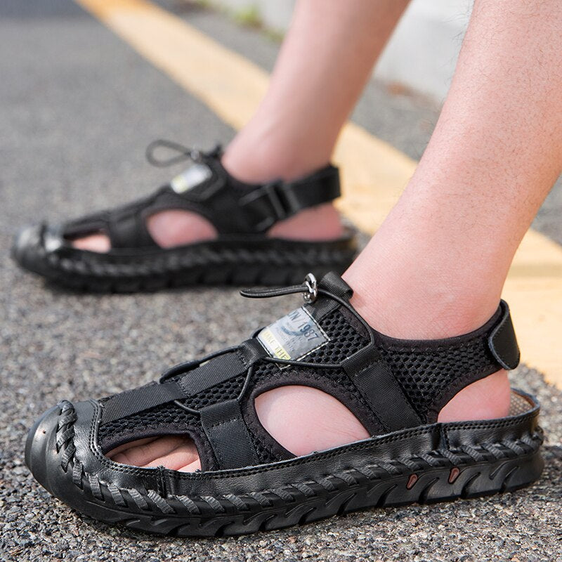 Big Size Outdoor Summer Men's Sandals-My Soft Slipper