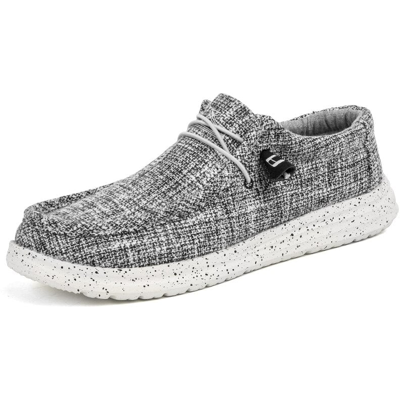 Men's Casual Denim Canvas Sneakers-My Soft Slipper