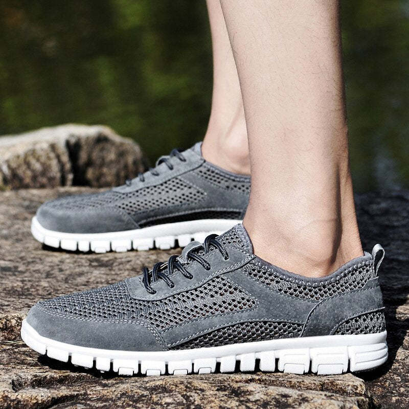 Fashion Spring Casual Comfortable Mesh Men's Shoes-My Soft Slipper