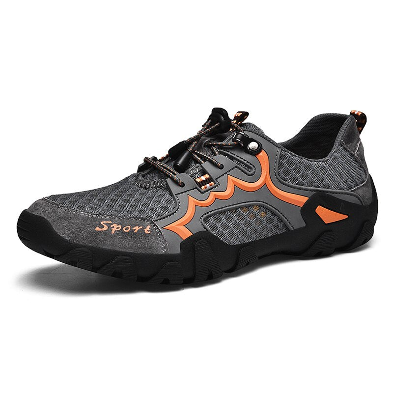 Men Casual Handmade Breathable Mesh Shoes-My Soft Slipper