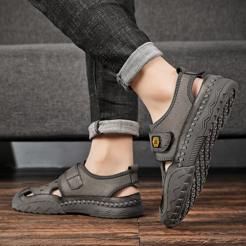 Classic Non-Slip Breathable Men's Sandals-My Soft Slipper