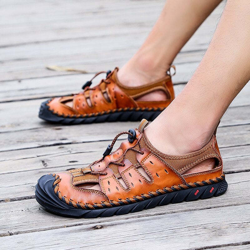 Classic Men's Breathable Sandals-My Soft Slipper