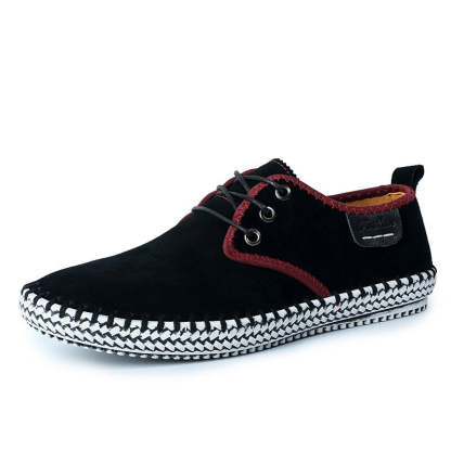 Breathable Outdoor Flat Leather Walking Shoes-My Soft Slipper