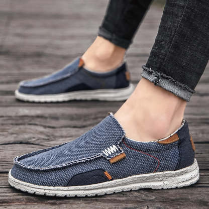 Men's Vulcanize Canvas Shoes-My Soft Slipper