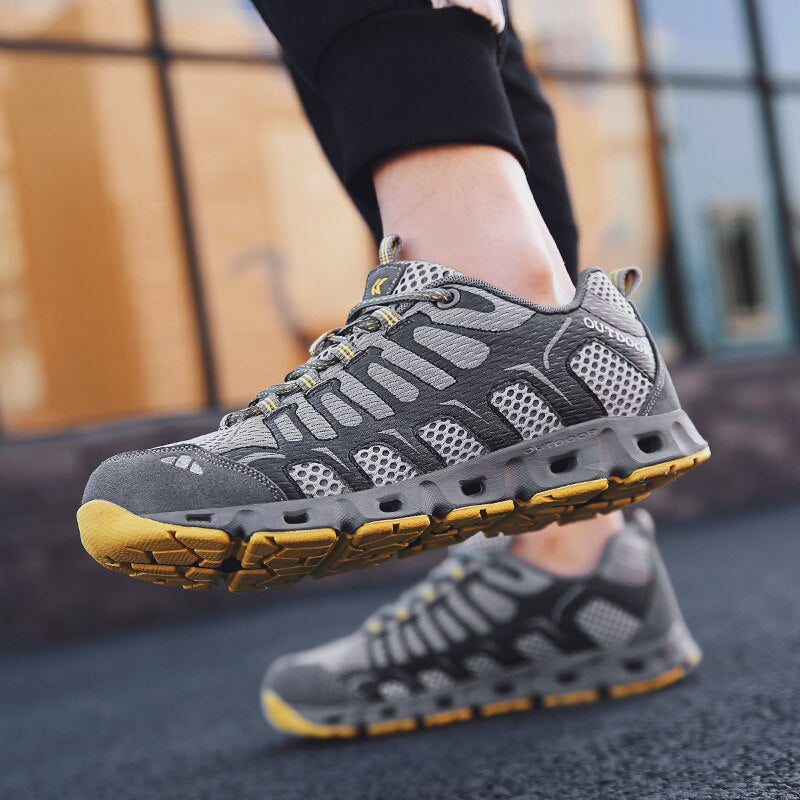 Men's Breathable Mesh Outdoor Shoes-My Soft Slipper