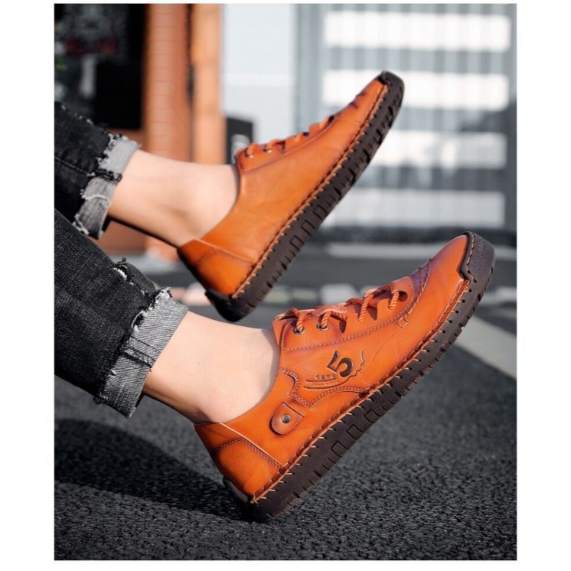 Comfortable Leather Men's Casual Shoes-My Soft Slipper