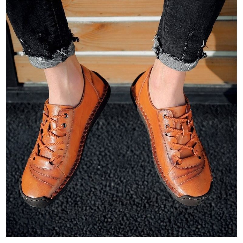 Comfortable Leather Men's Casual Shoes-My Soft Slipper