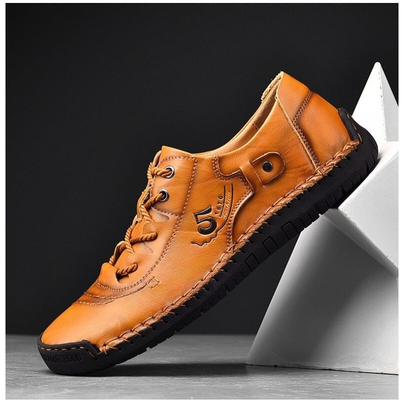 Comfortable Leather Men's Casual Shoes-My Soft Slipper