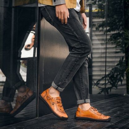Comfortable Leather Men's Casual Shoes-My Soft Slipper
