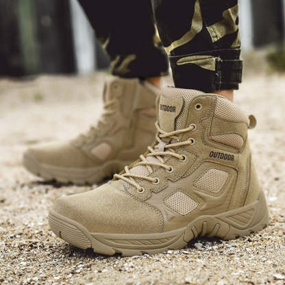 Military Tactical Mesh Men's Boots-My Soft Slipper