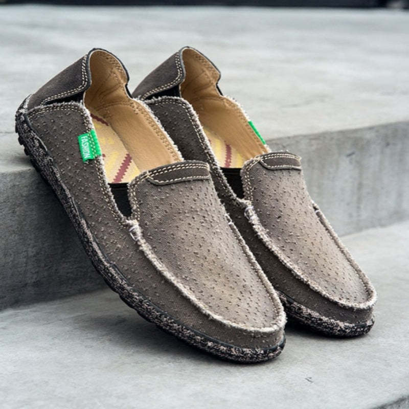 Men Canvas Outdoor Shoes-My Soft Slipper