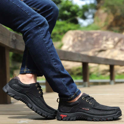 Genuine Leather Men Shoes-My Soft Slipper