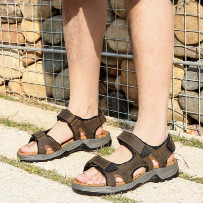 Fashion Summer Genuine Leather Sandals-My Soft Slipper