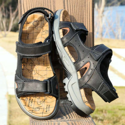Fashion Summer Genuine Leather Sandals-My Soft Slipper