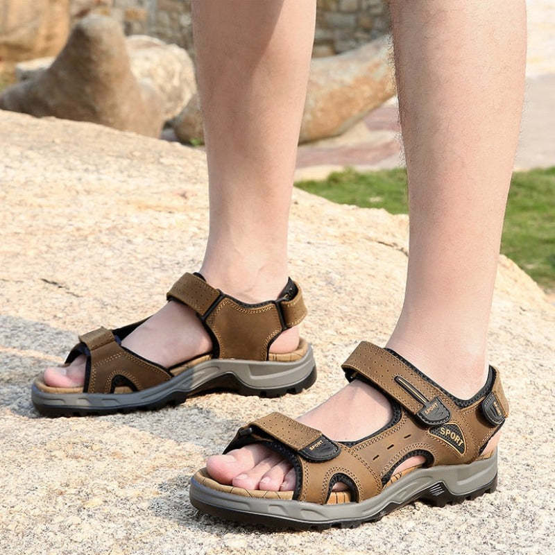Fashion Summer Genuine Leather Sandals-My Soft Slipper
