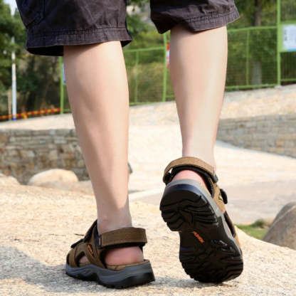 Fashion Summer Genuine Leather Sandals-My Soft Slipper