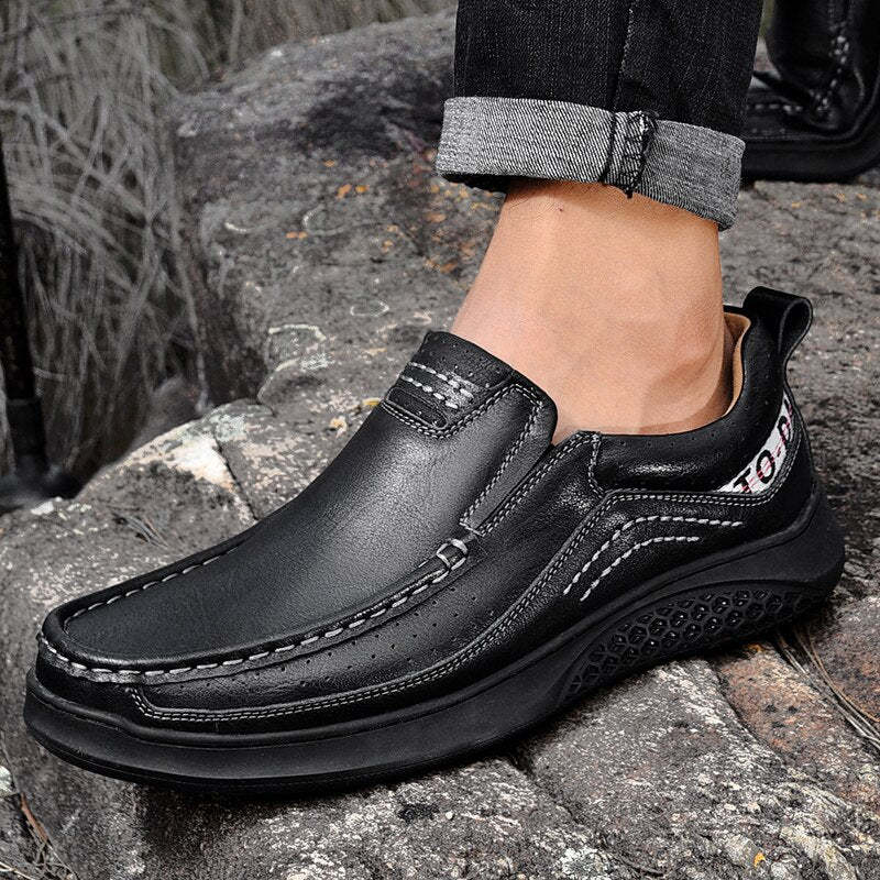 Anti-Slip Rubber Loafers Shoes-My Soft Slipper