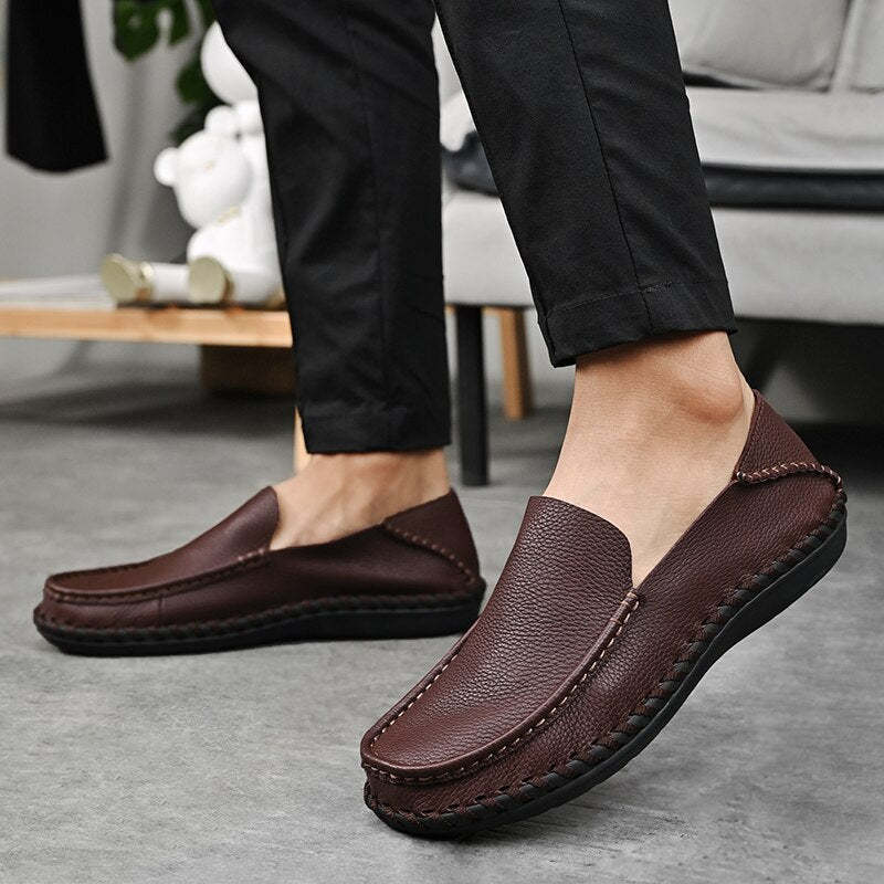 Casual Genuine Leather Shoes-My Soft Slipper