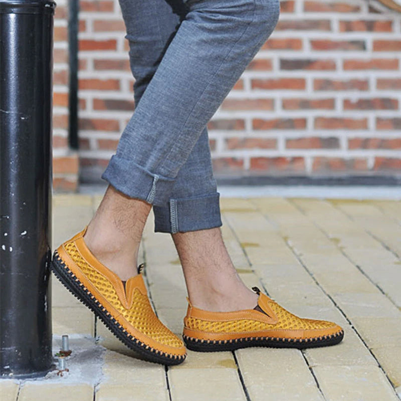 Breathable Slip On Mesh Shoes For Men-My Soft Slipper