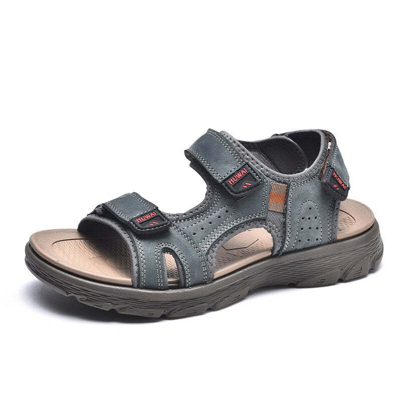 Men's Summer Genuine Leather Sandals-My Soft Slipper