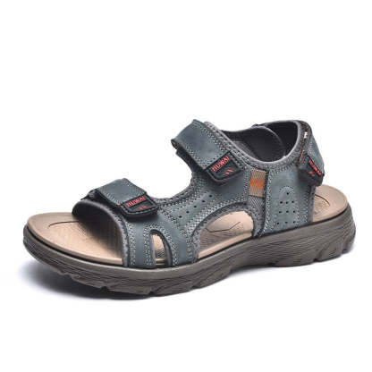 Men's Summer Genuine Leather Sandals-My Soft Slipper