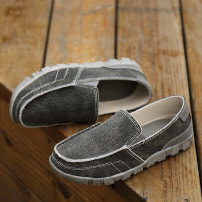 Summer Casual Men Canvas Shoes-My Soft Slipper