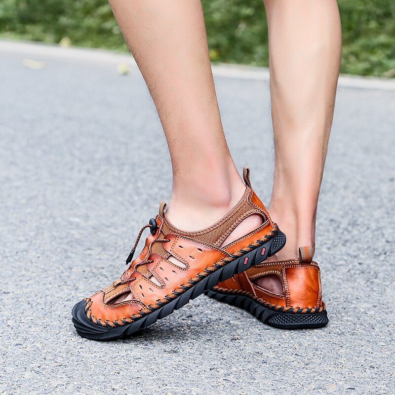 Classic Men's Breathable Sandals-My Soft Slipper