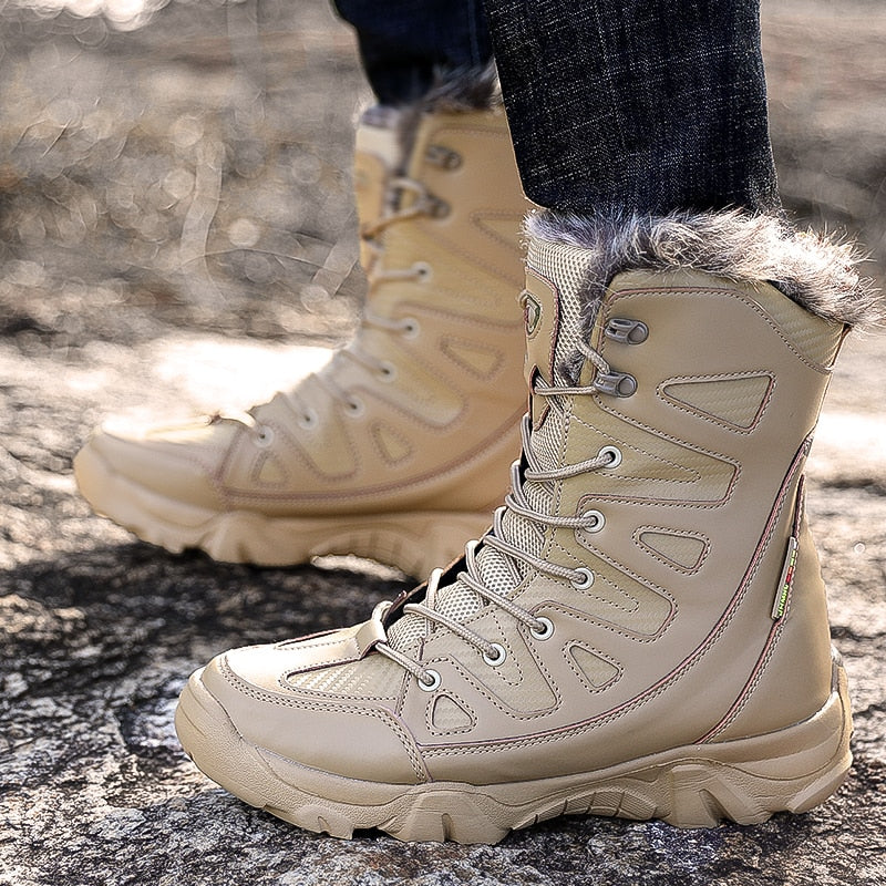 Winter Ankle Waterproof Men's Boots-My Soft Slipper