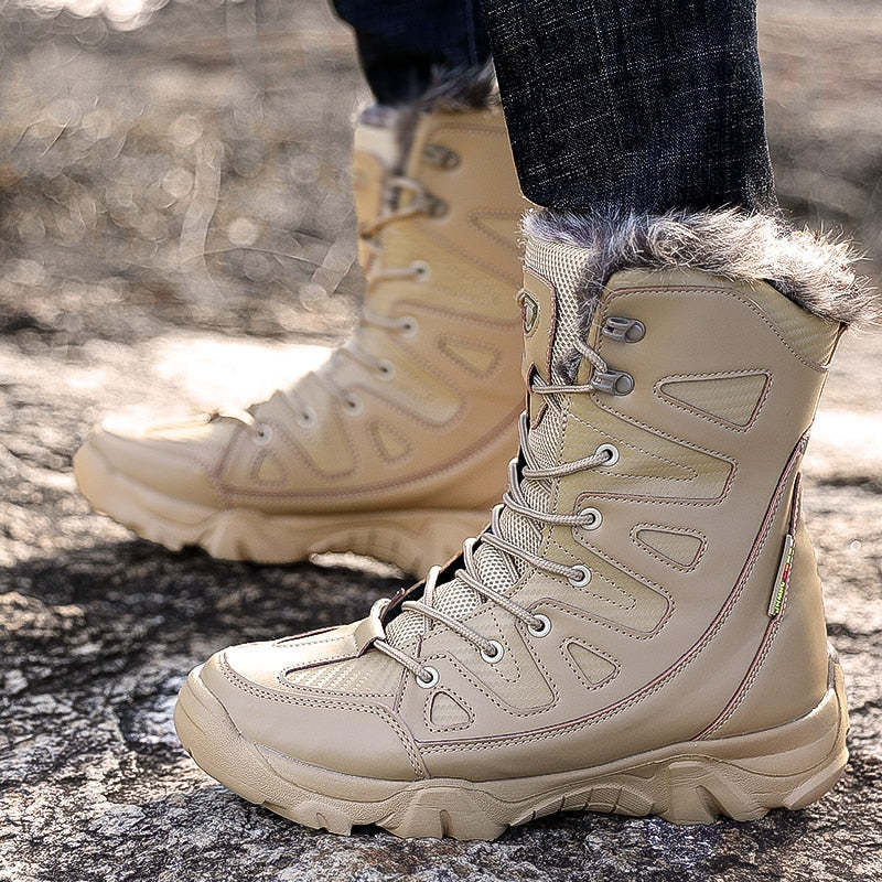 Winter Ankle Waterproof Men's Boots-My Soft Slipper