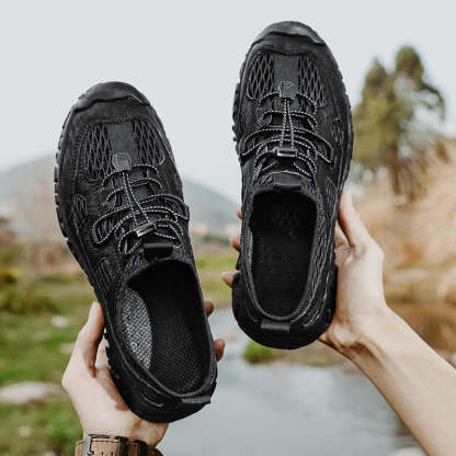 Breathable Mesh Men Shoes-My Soft Slipper