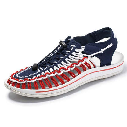 Handmade Weaving Design Breathable Sandals For Men-My Soft Slipper