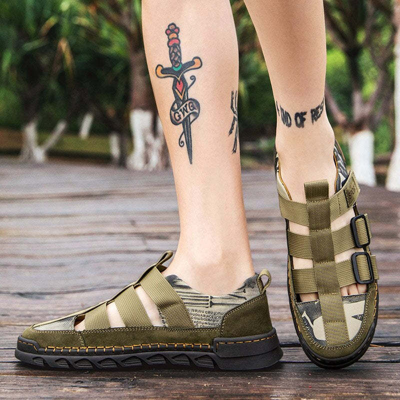 Fashion Light Casual Men's Beach Sandals-My Soft Slipper