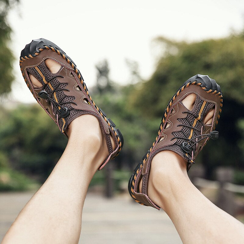 Fashion Soft Flat Men's Sandals-My Soft Slipper