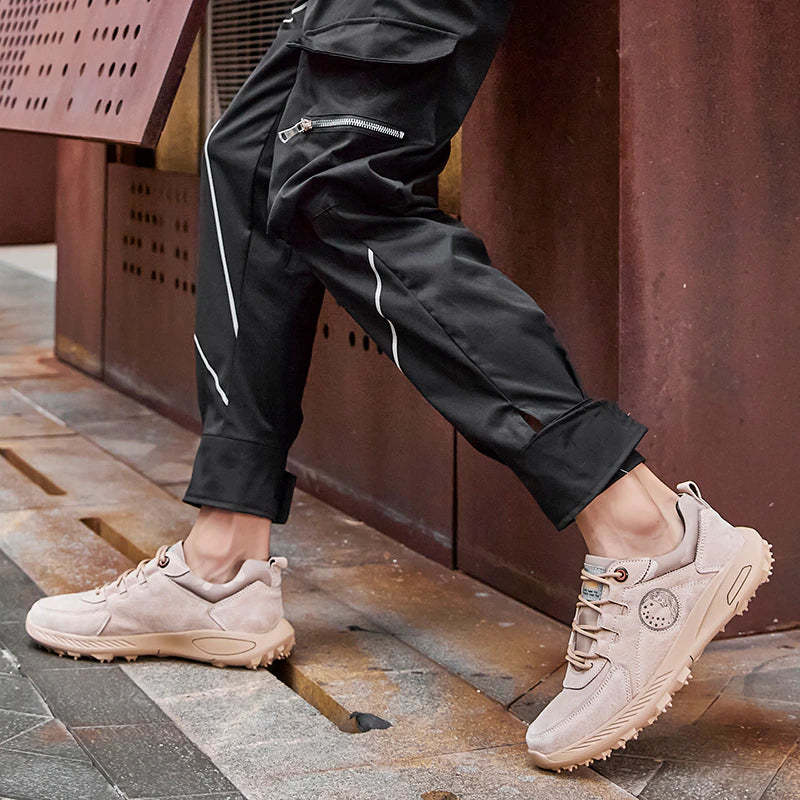 Genuine Leather Men's Casual Outdoor Shoes-My Soft Slipper