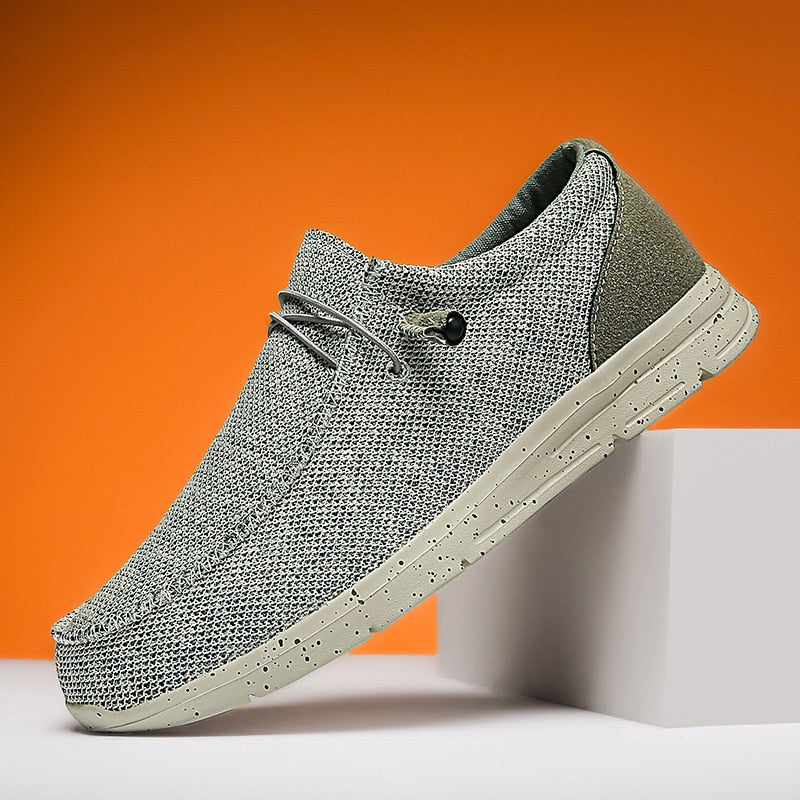 Men's Breathable Canvas Shoes-My Soft Slipper