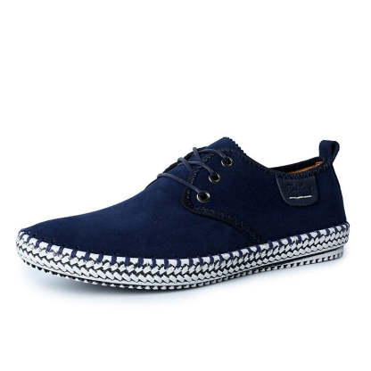 Breathable Outdoor Flat Leather Walking Shoes-My Soft Slipper