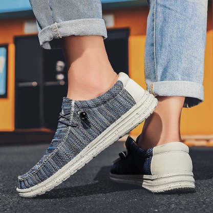 Men Breathable Fashion Canvas Shoes-My Soft Slipper
