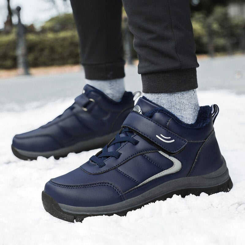 Men's Winter Lace-Up Ankle Boots-My Soft Slipper