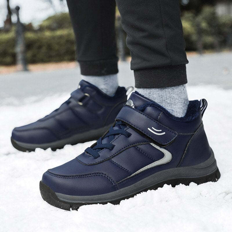 Men's Winter Lace-Up Ankle Boots-My Soft Slipper