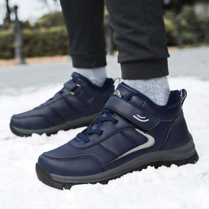 Men's Winter Lace-Up Ankle Boots-My Soft Slipper