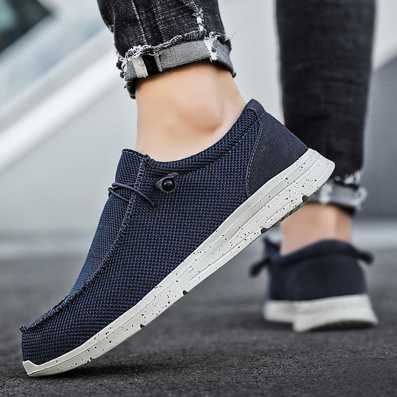 Men's Breathable Canvas Shoes-My Soft Slipper
