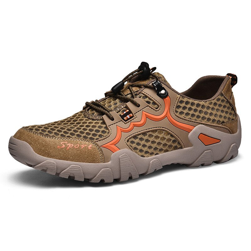 Men Casual Handmade Breathable Mesh Shoes-My Soft Slipper
