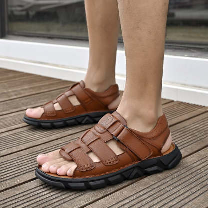Summer Leather Sandals For Men-My Soft Slipper