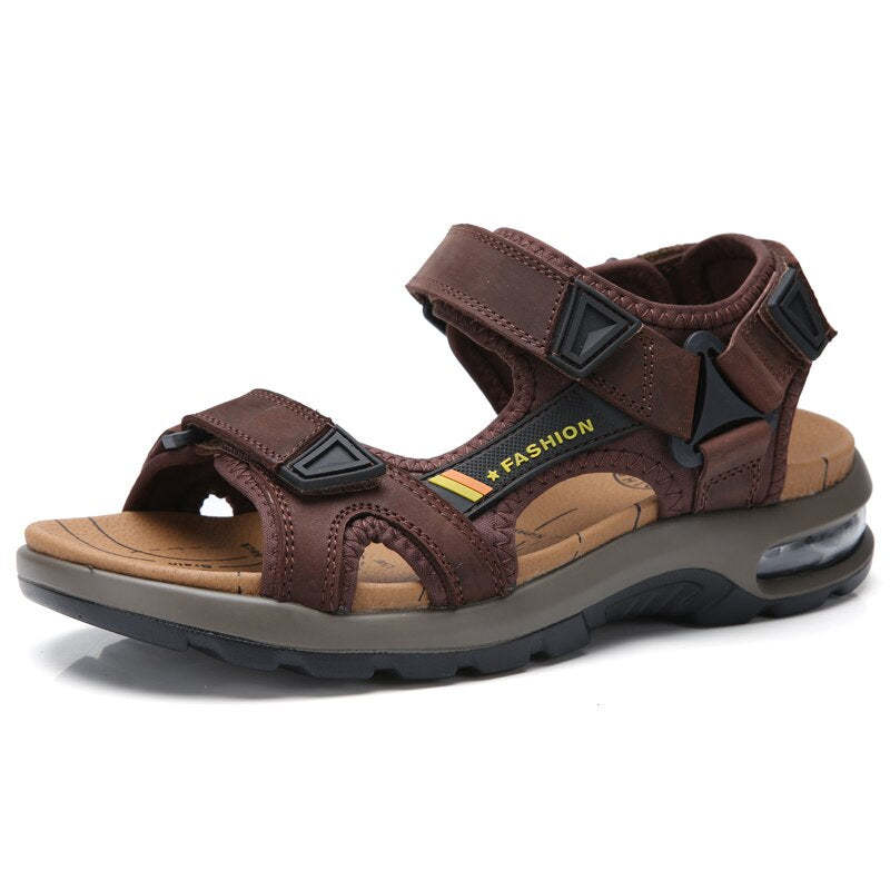 Summer Leather Non-Slip Men's Sandals-My Soft Slipper