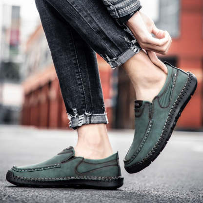 Men's Soft Leather Outdoor Loafers-My Soft Slipper