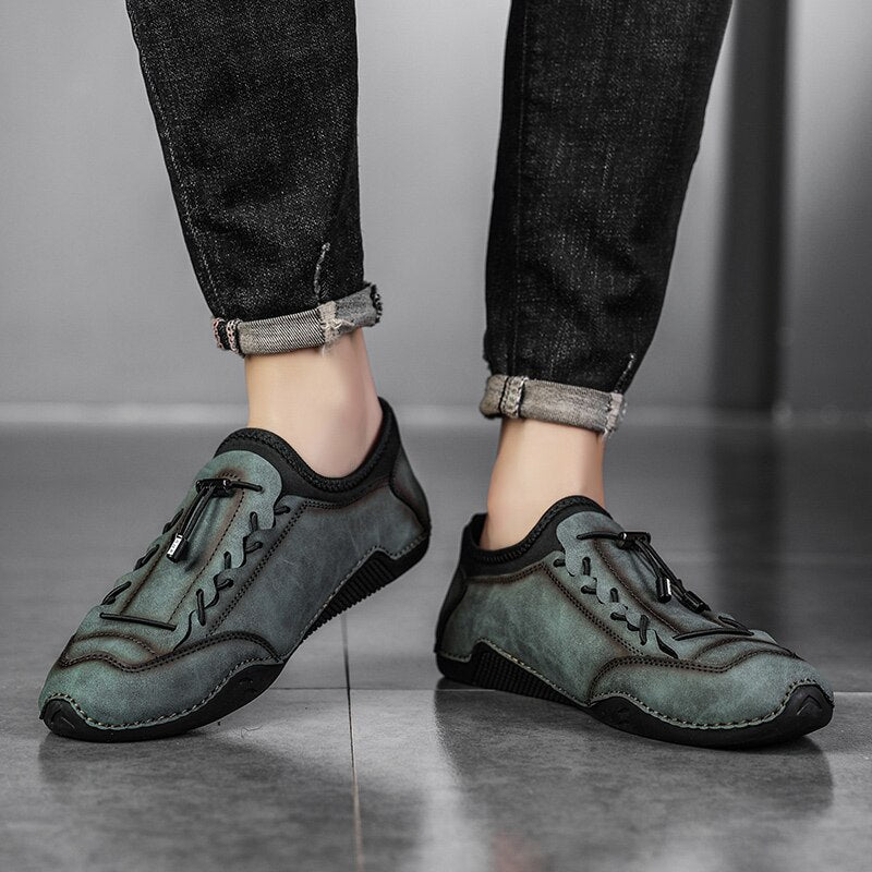 Handmade Artificial Leather Men's Shoes-My Soft Slipper