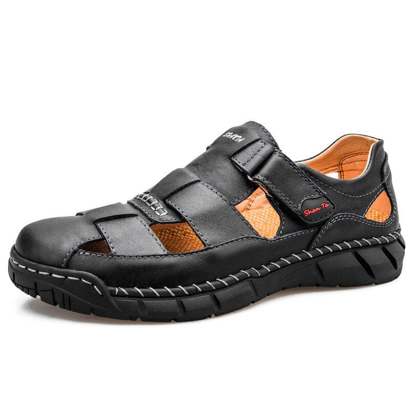 Summer Soft Leather Beach Sandals-My Soft Slipper