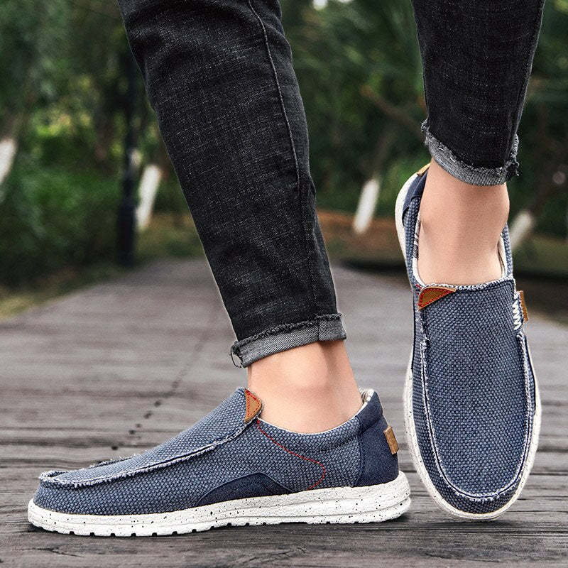 Men's Vulcanize Canvas Shoes-My Soft Slipper