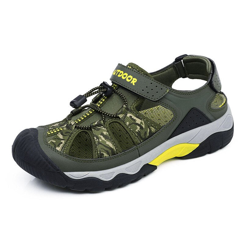 Summer Men Breathable Casual Flat Sandals-My Soft Slipper